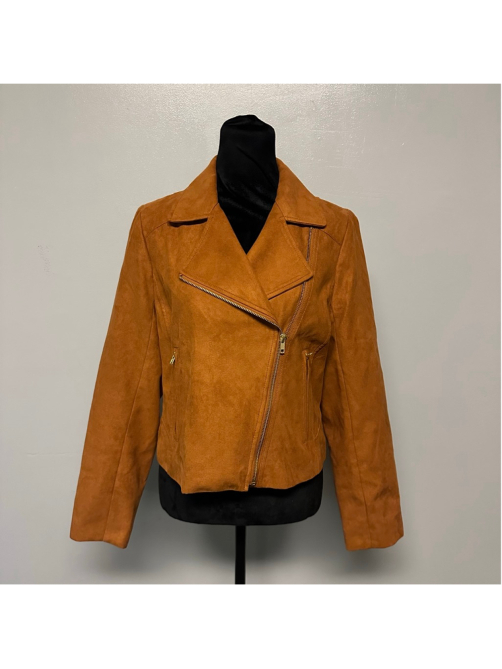 J.CREW Brown Suede Moto Jacket Women’s Size Small